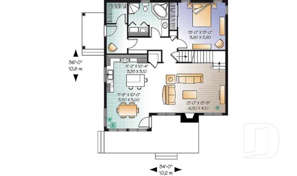Rez-de-chaussée -  - Jordan 