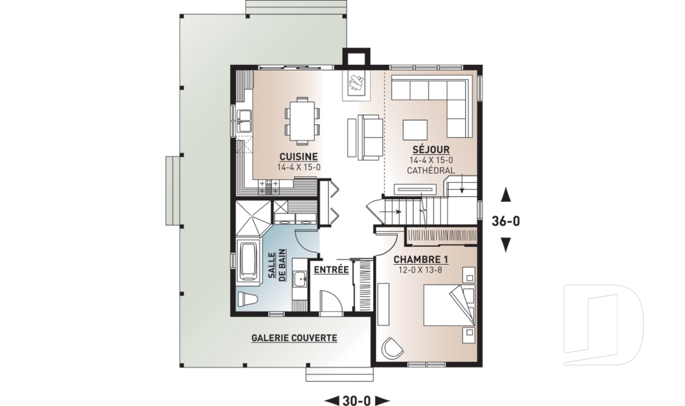 Rez-de-chaussée -  - La Bastide 2