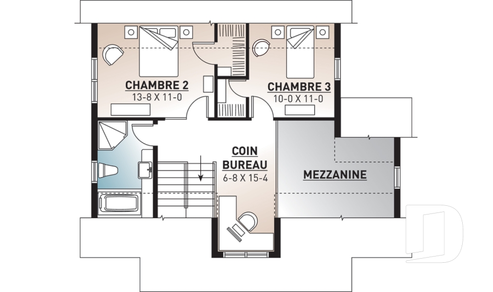 Étage -  - Bellefeuille