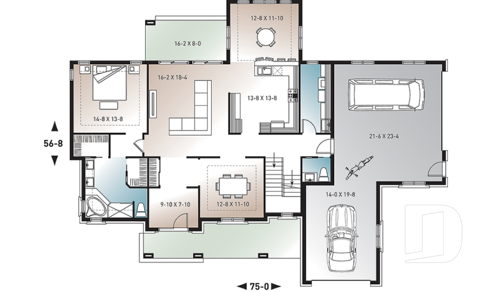 Rez-de-chaussée -  - Montrose