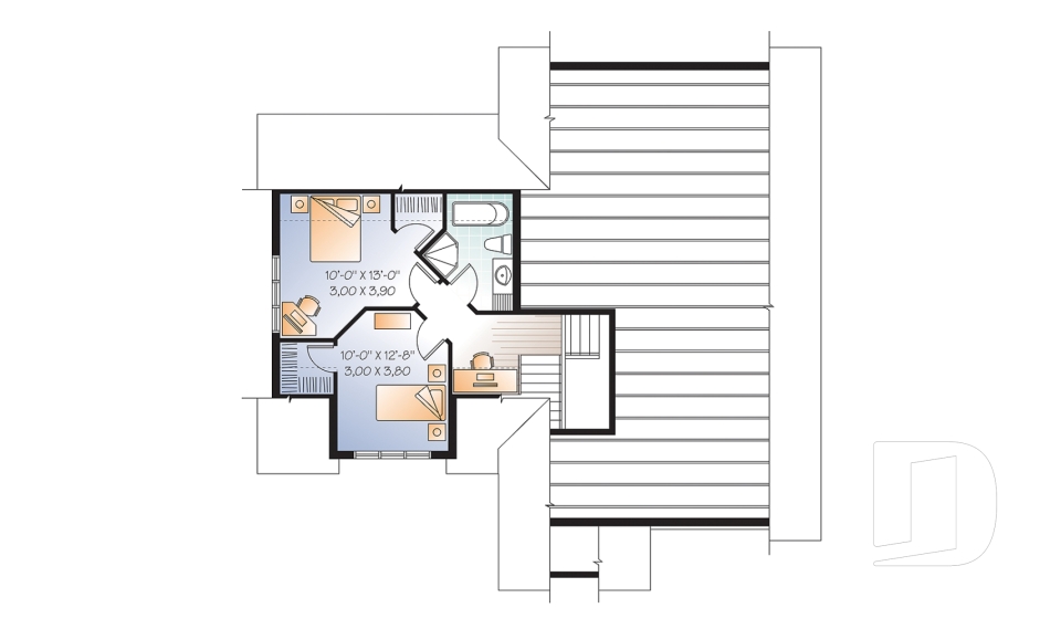 Étage -  - Le trèfle 