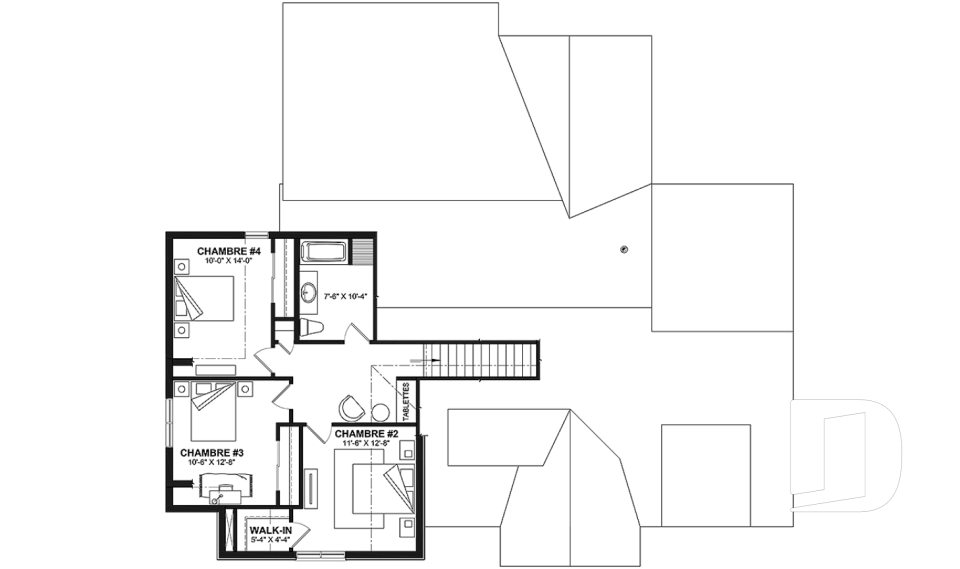 Étage -  - Gable House 2