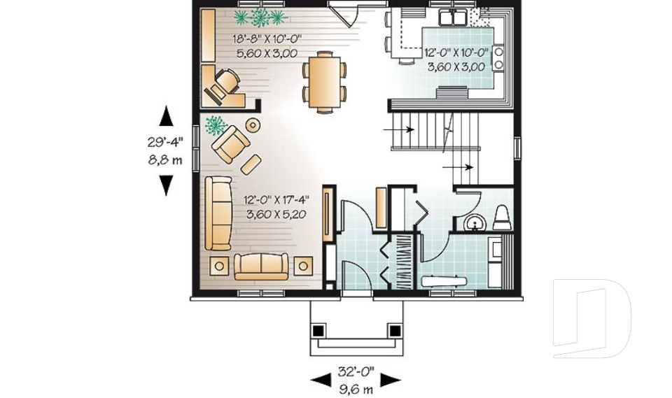 Rez-de-chaussée -  - Mésange 