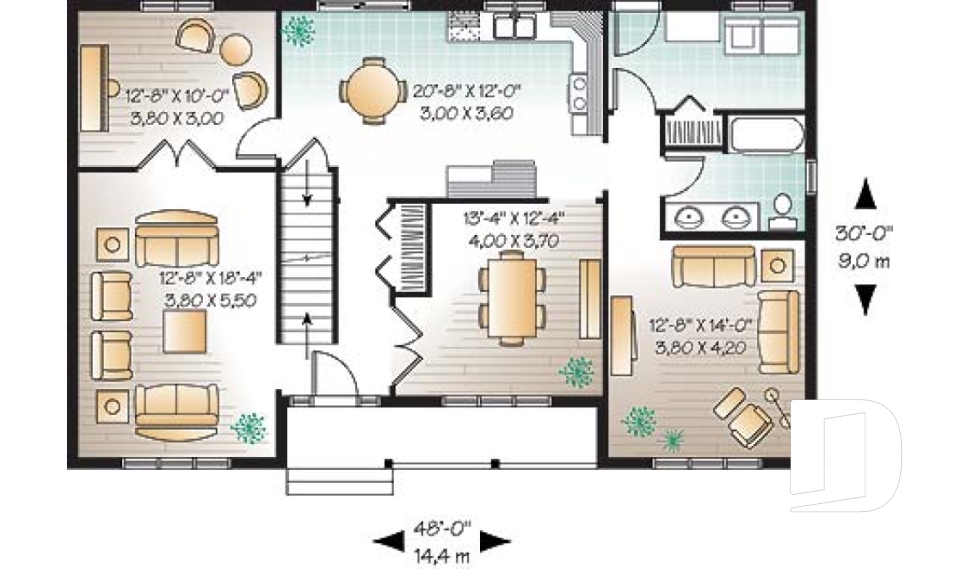 Rez-de-chaussée -  - Bellechasse