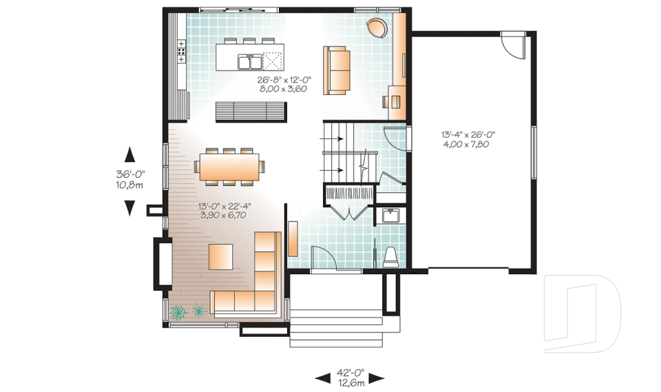 Rez-de-chaussée -  - Séquoia 2