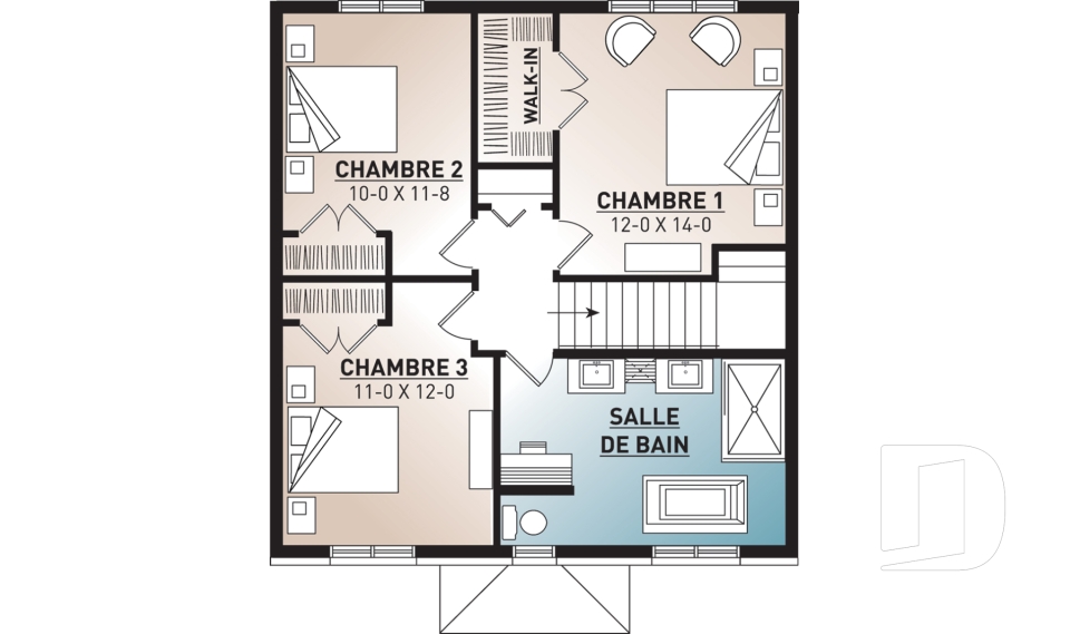 Étage -  - Bosquet 2