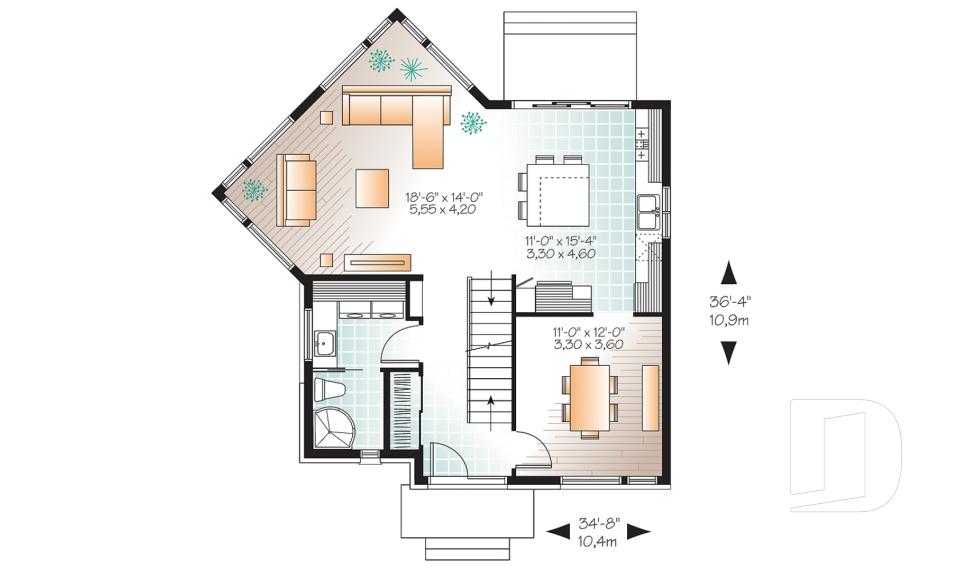 Rez-de-chaussée -  - Adèle
