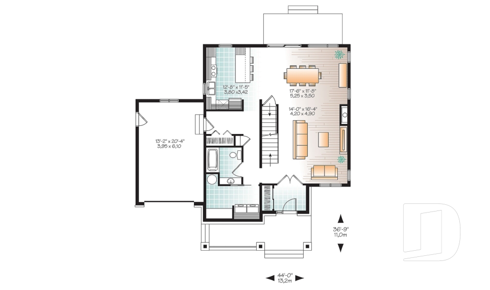 Rez-de-chaussée -  - Lewiston