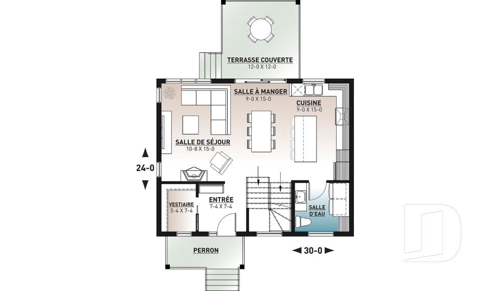Rez-de-chaussée -  - Milot