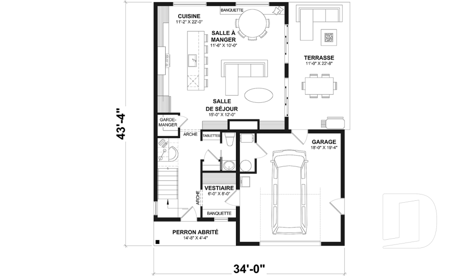 Rez-de-chaussée -  - West Coast 2