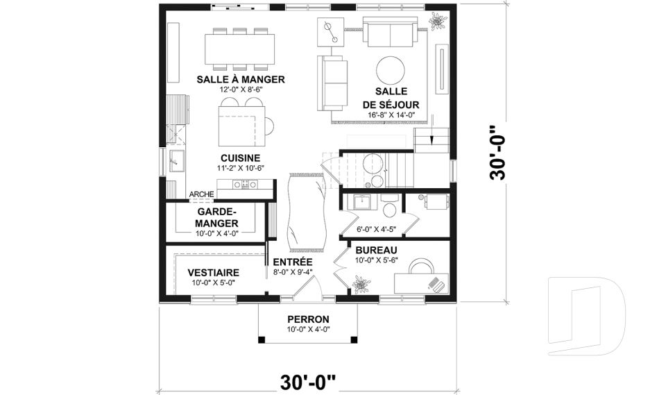 Rez-de-chaussée -  - Pinecrest