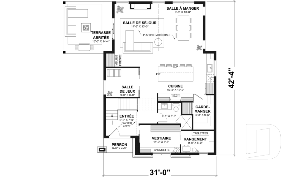 Rez-de-chaussée -  - Whitehill
