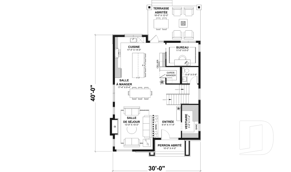 Rez-de-chaussée -  - Tiago