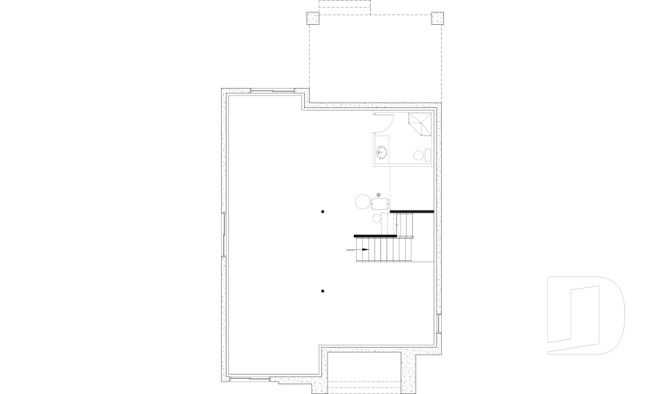 Sous-sol aménageable -  - Tiago