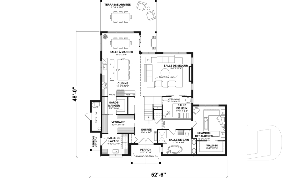 Rez-de-chaussée -  - Sunny Creek