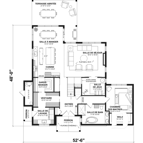 Rez-de-chaussée - Maison à deux étages avec 5 chambres, une salle de jeux et des espaces familiaux lumineux et accueillants - Sunny Creek