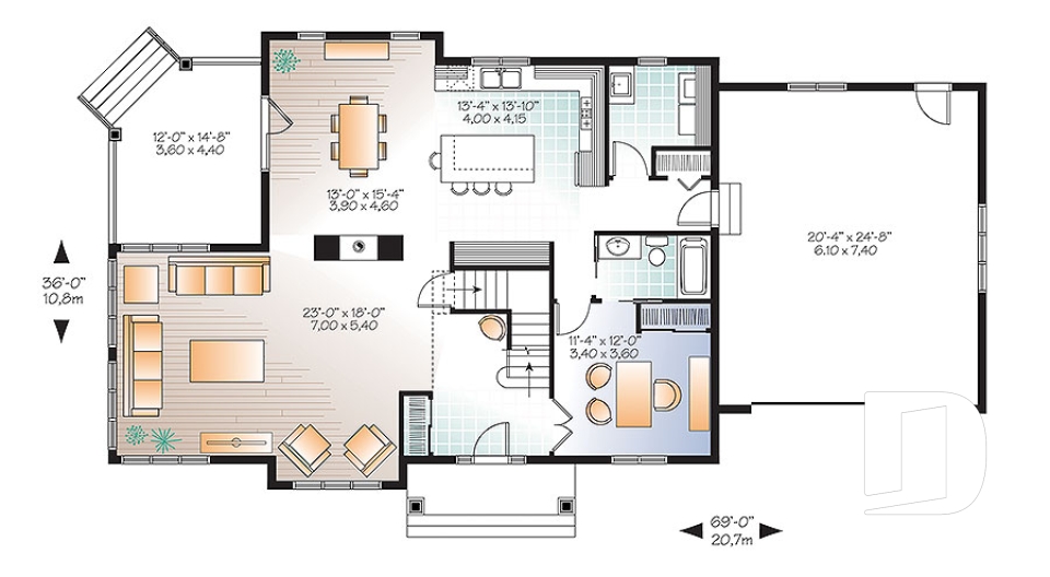 Rez-de-chaussée -  - Bainbridge 3