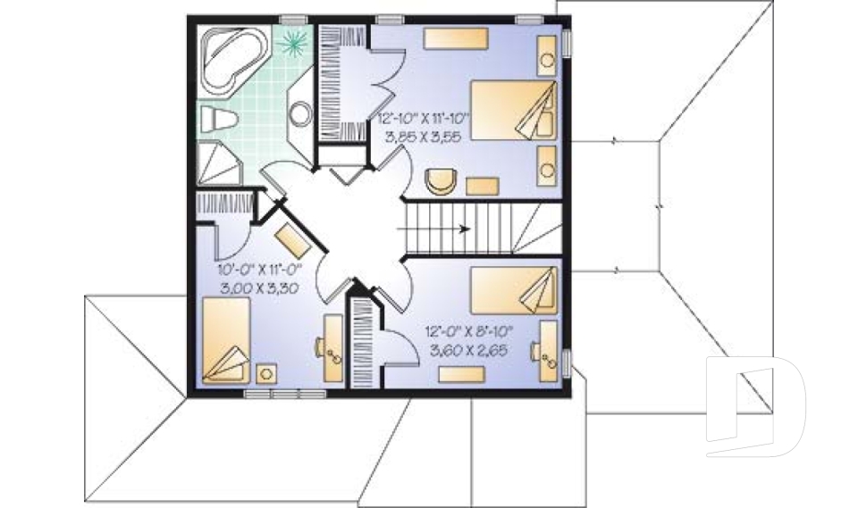 Étage -  - Belcourt