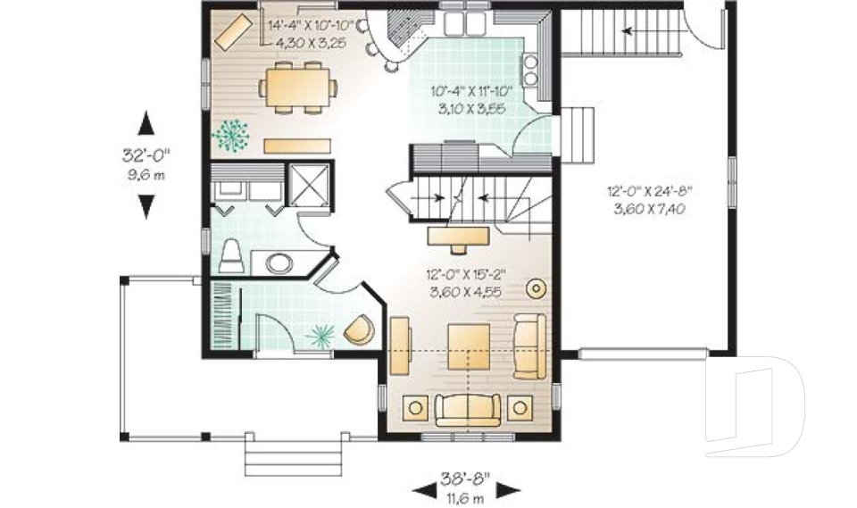 Rez-de-chaussée -  - Belcourt