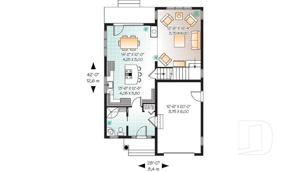 Rez-de-chaussée -  - Jolain