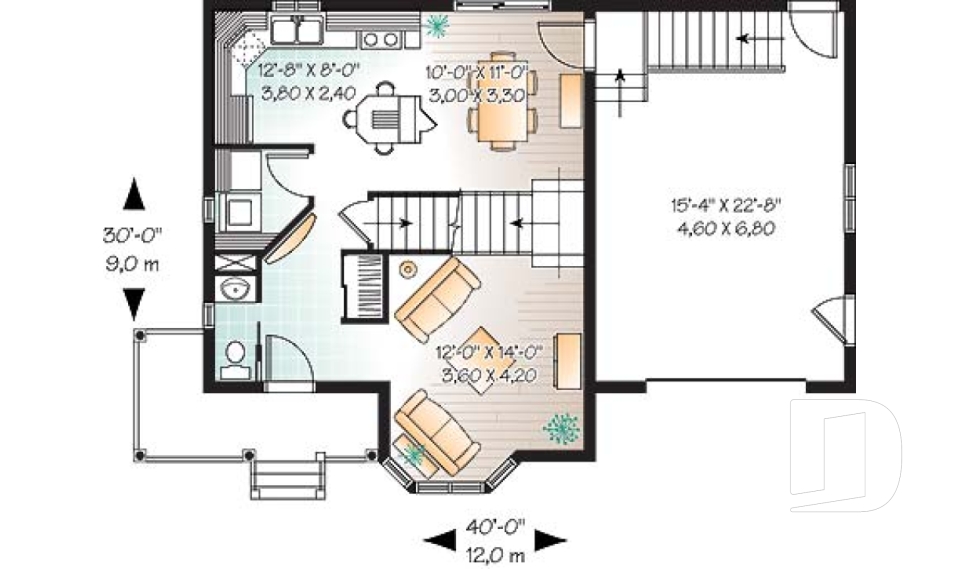 Rez-de-chaussée -  - Honoré