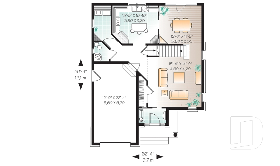 Rez-de-chaussée -  - Lorène