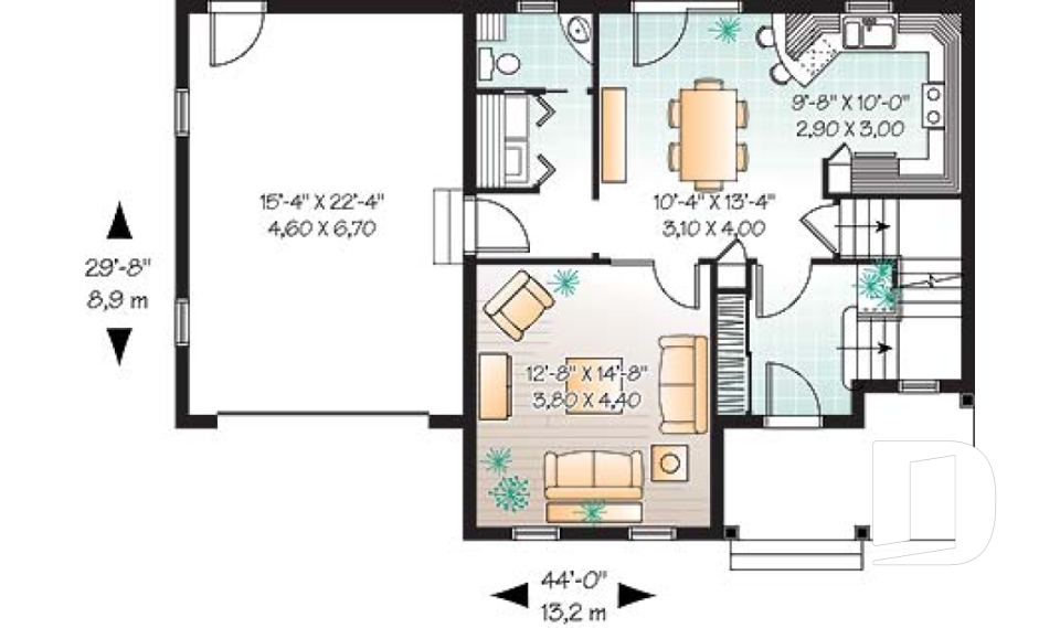 Rez-de-chaussée -  - Andréa