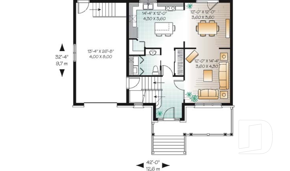 Rez-de-chaussée -  - Arbosse