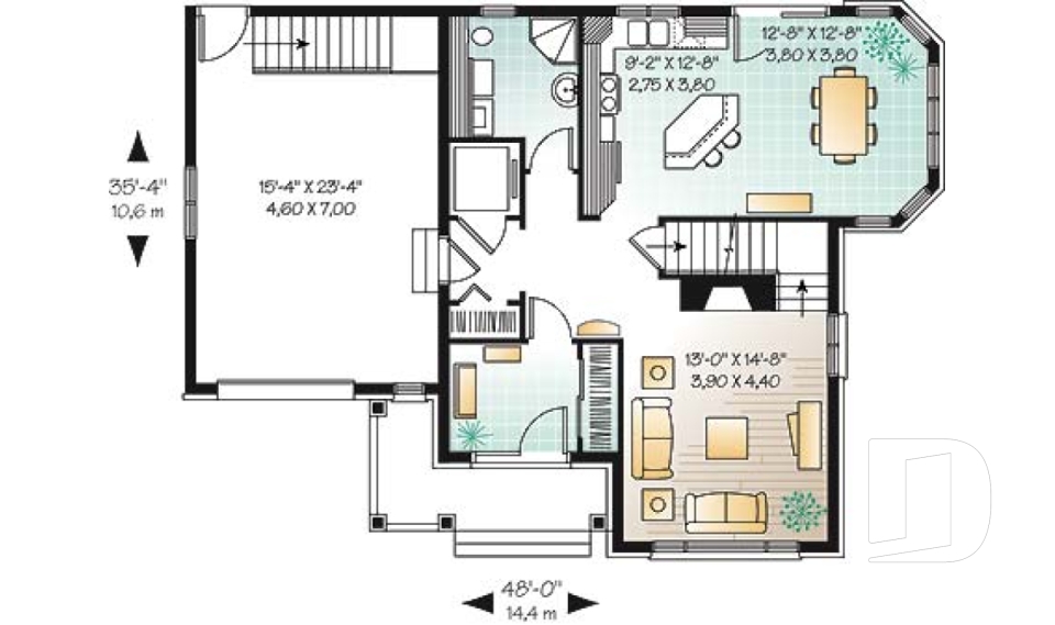 Rez-de-chaussée -  - Châteauguay