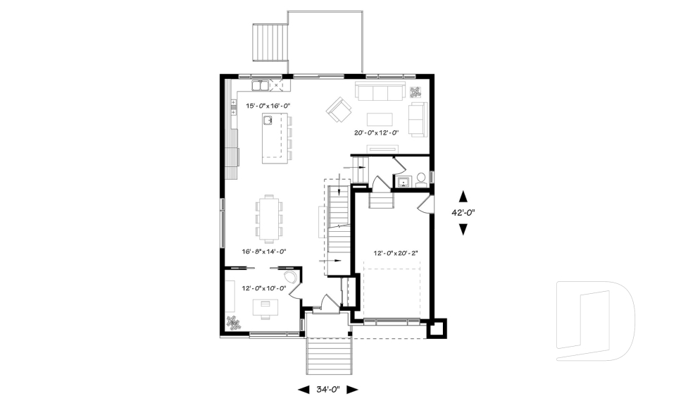 Rez-de-chaussée -  - Corbusier