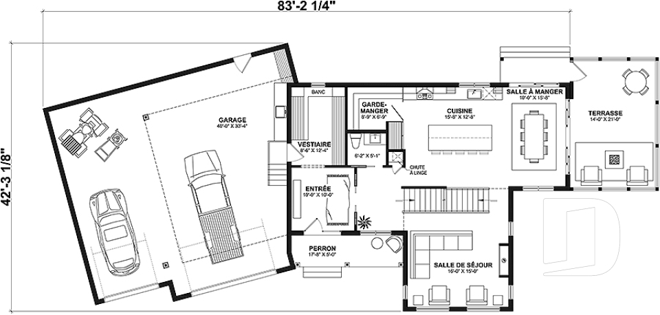 Rez-de-chaussée -  - Riverview