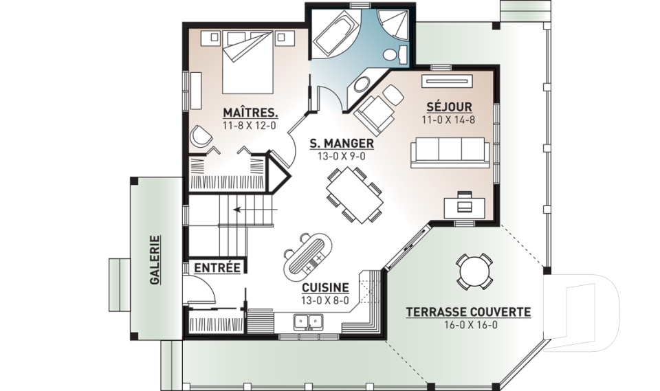 Rez-de-chaussée -  - Terrasson 2