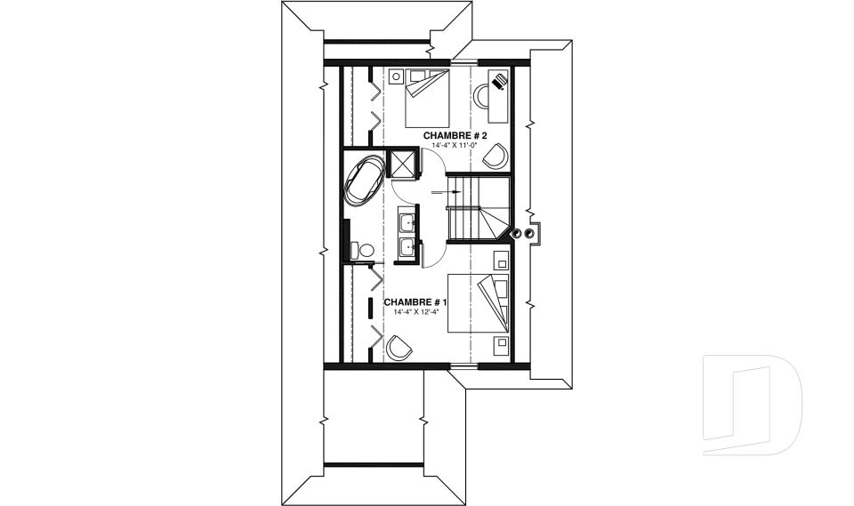 Étage -  - La Villa Bella 2