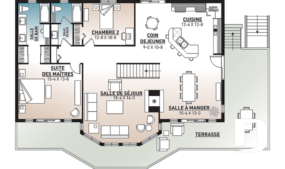 Rez-de-chaussée -  - Timberline 2