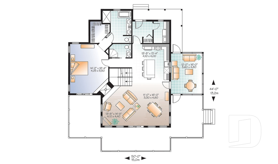 Rez-de-chaussée -  - Louisia 5