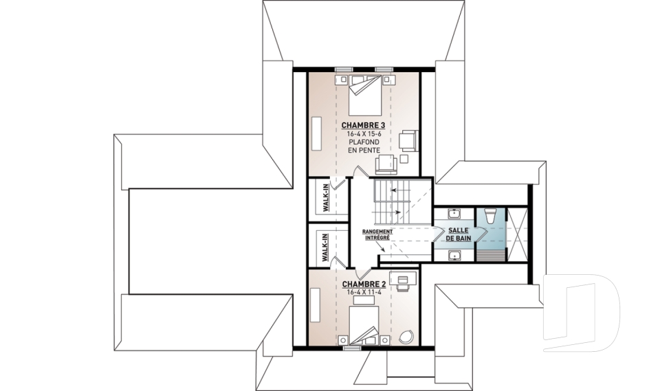 Étage -  - Louisia 6