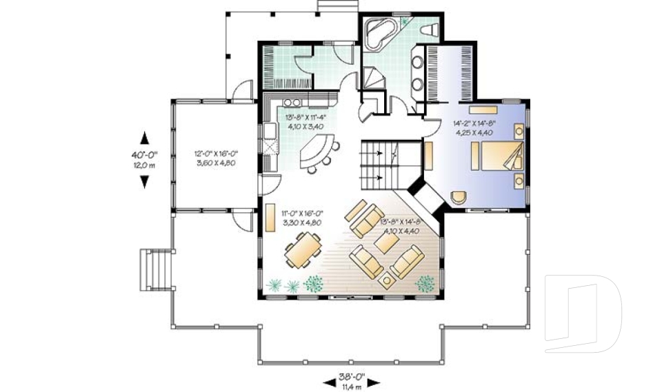 Rez-de-chaussée -  - Louisia 2