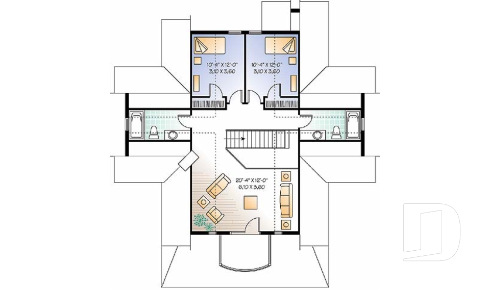 Étage -  - Longchamps 7