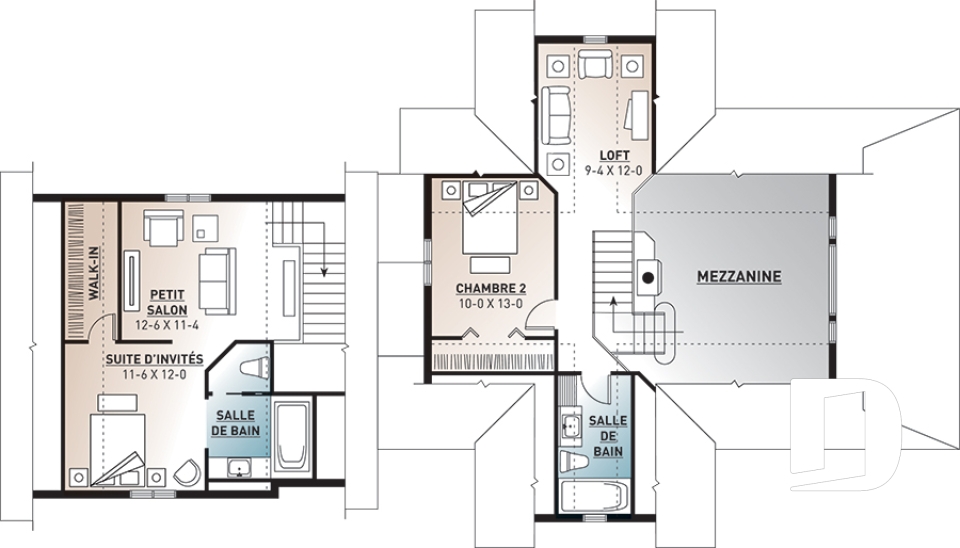 Étage -  - Montcalm