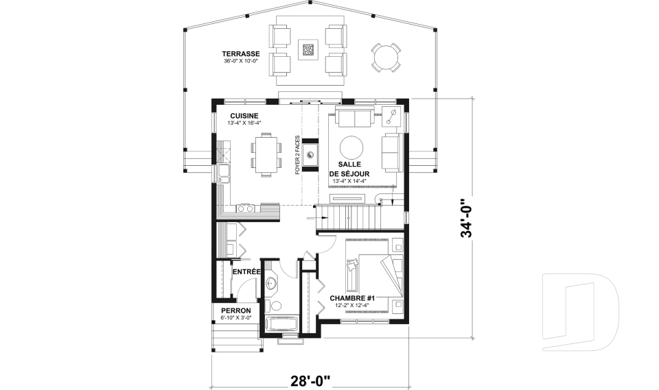 Rez-de-chaussée -  - Catalina