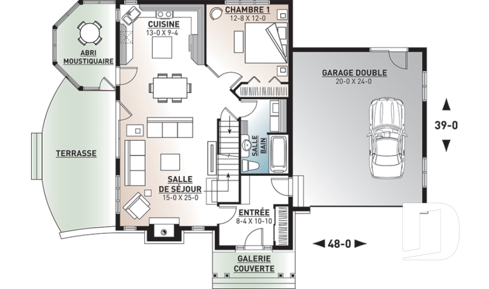 Rez-de-chaussée -  - Augustin