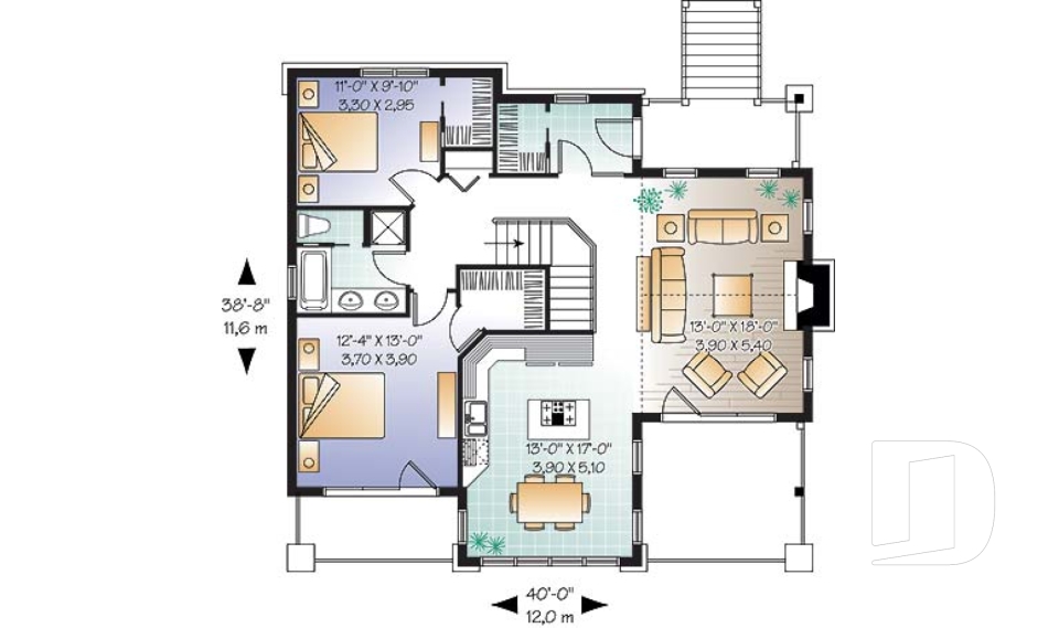 Rez-de-chaussée -  - Gordon
