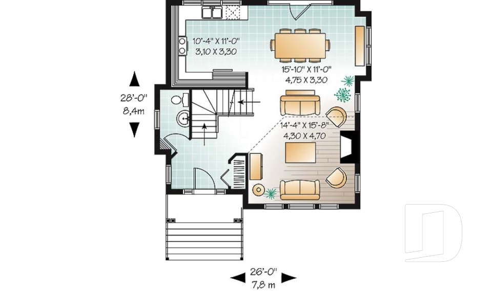 Rez-de-chaussée -  - Dubois