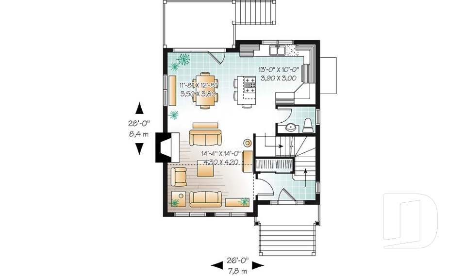 Rez-de-chaussée -  - Carmague