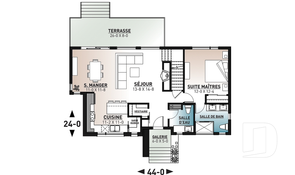 Rez-de-chaussée -  - Magnolia 3