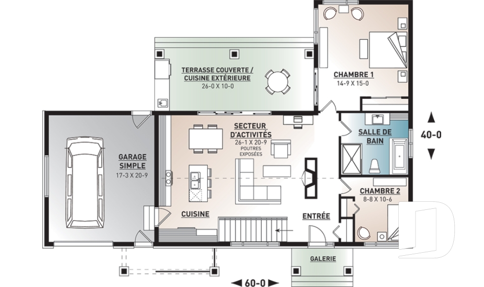 Rez-de-chaussée -  - Olympe 2