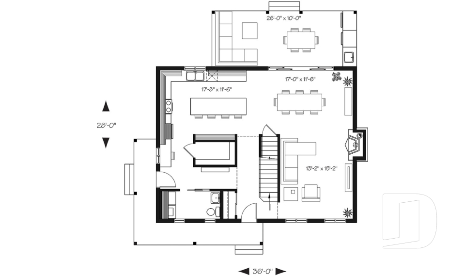 Rez-de-chaussée -  - Beauséjour 4