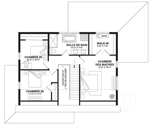Étage - Farmhouse avec sous-sol fini (optionnel $), 2 à 5 chambres et 2 salles de séjour, parfaite pour familles - Beauséjour 5