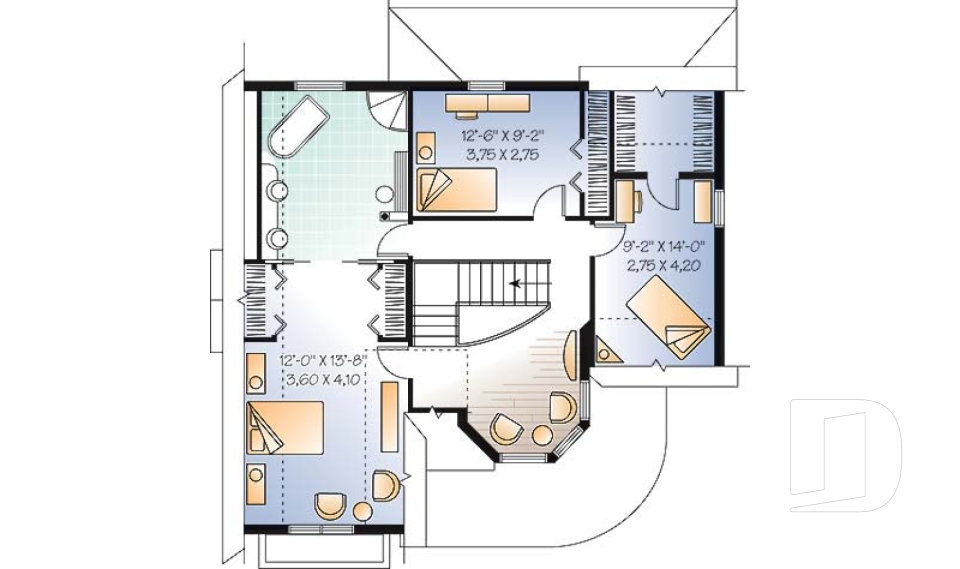 Étage -  - Grenoble 2