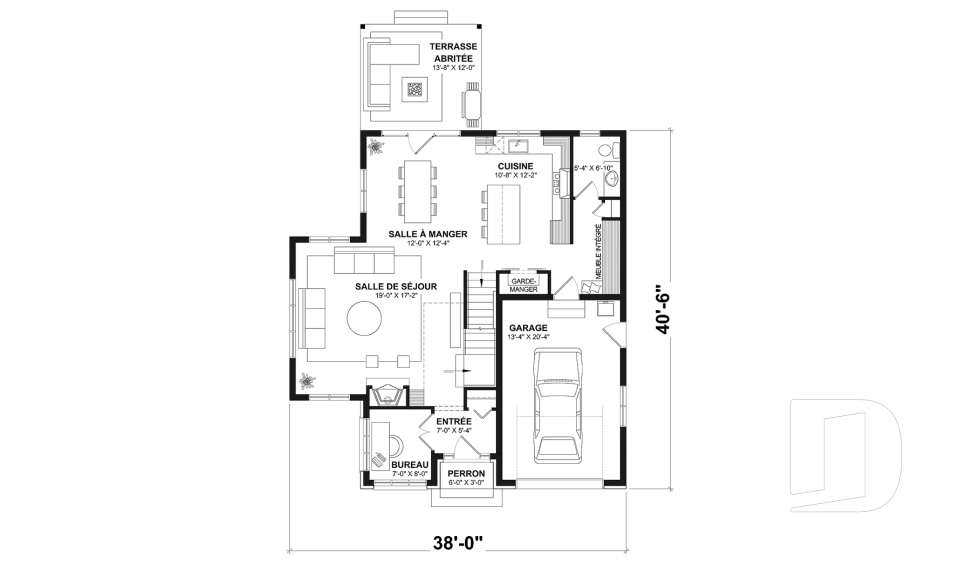 Rez-de-chaussée -  - Léana